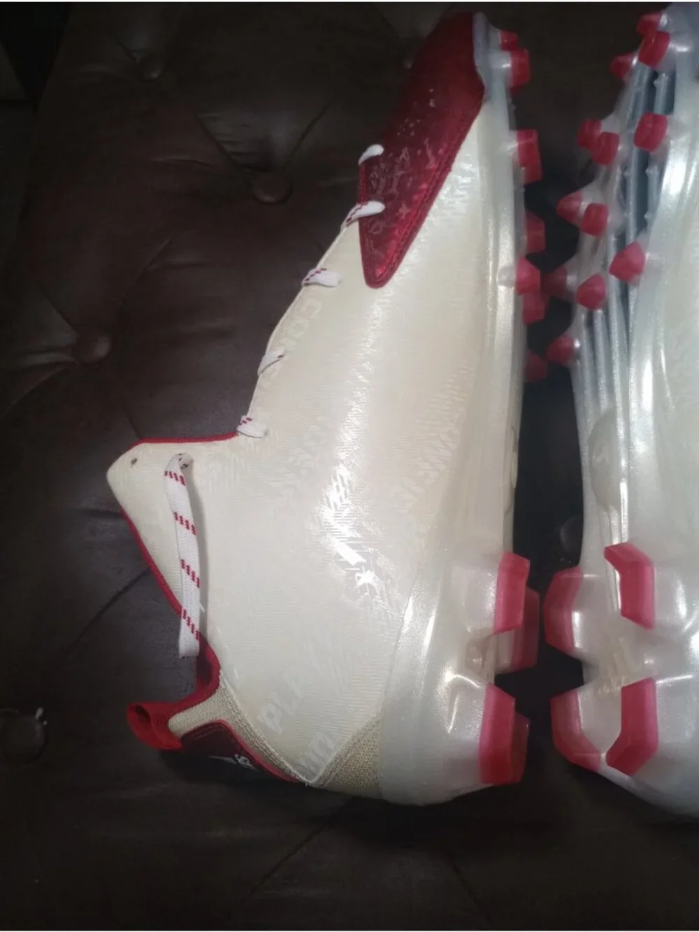 New Adidas Crazyquick 2.0 Mid Soccer/Football Cleats Red & White   Size 15